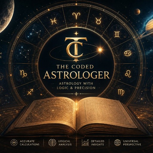 The Coded Astrologer — brand crest